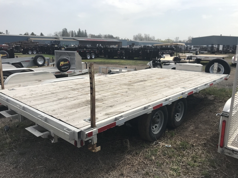 Cargo, Utility Trailers  2022 Miska 5 Ton Aluminum Flatbed Trailer Photo